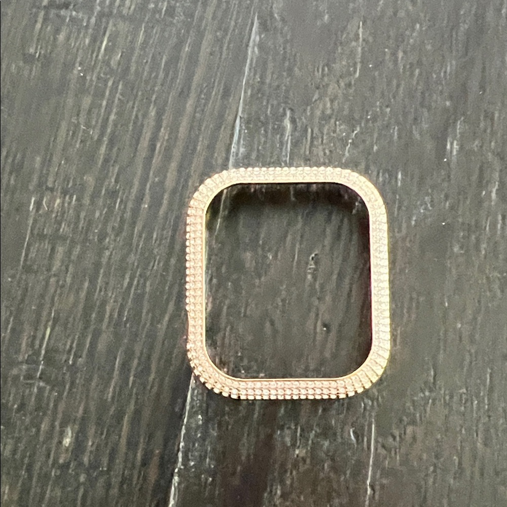 Gold-Tone Smartwatch Bezel Frame